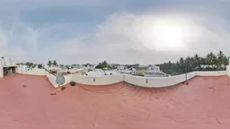 Red Tiled Suburban Rooftop