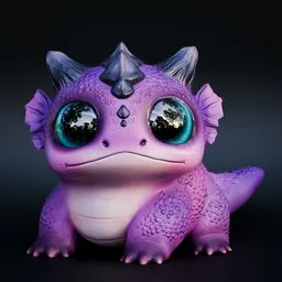 Chunky Dragon (Rigged)