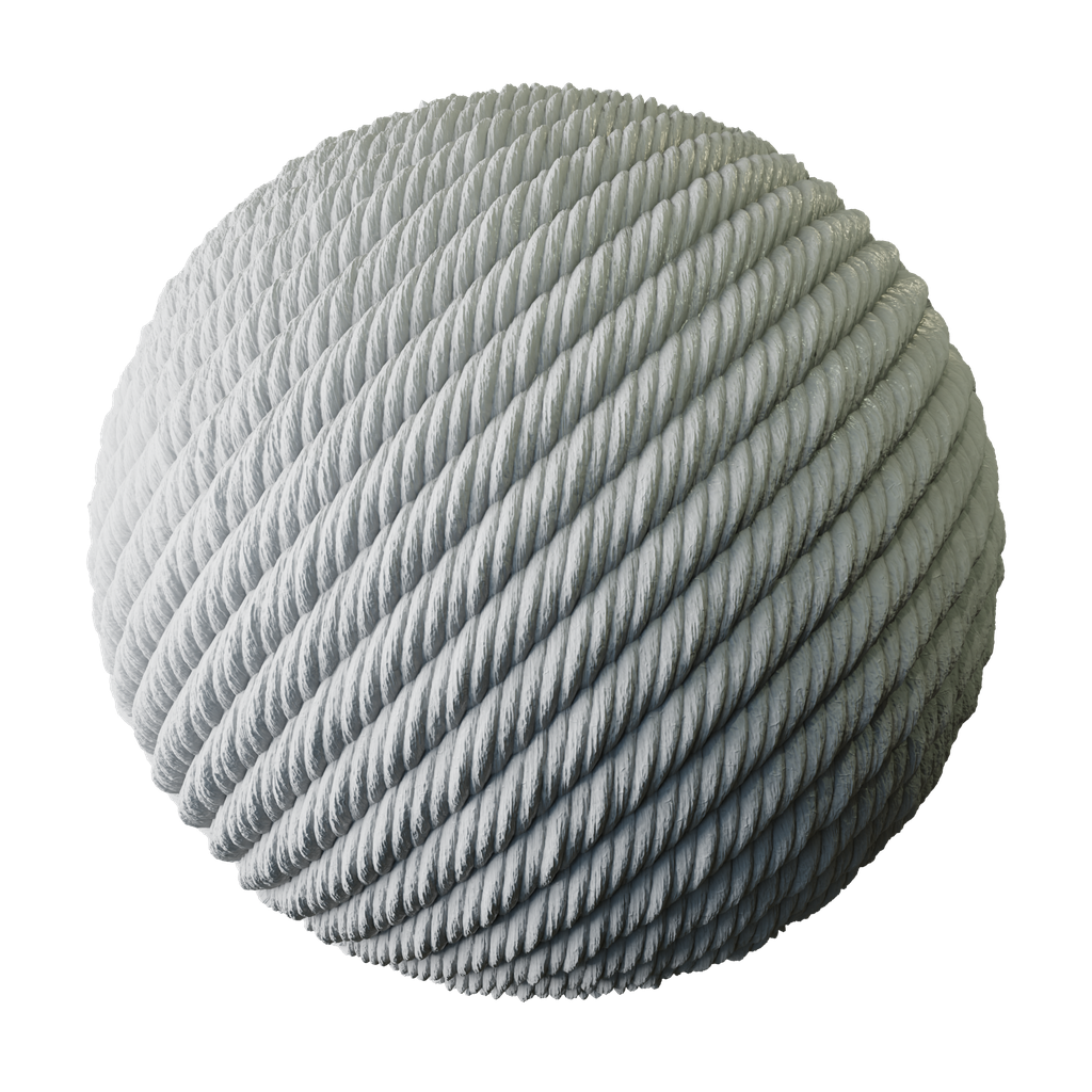 BlenderKit: Download the FREE White rope material