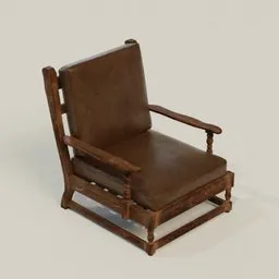 Antique Wooden Chair 1