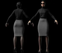 Business Lady. Office Girl. Secretary