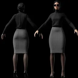 Business Lady. Office Girl. Secretary