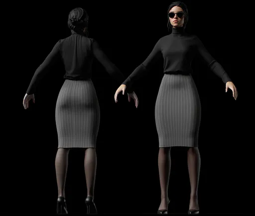 Business Lady. Office Girl. Secretary