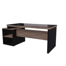 Wooden table office-02
