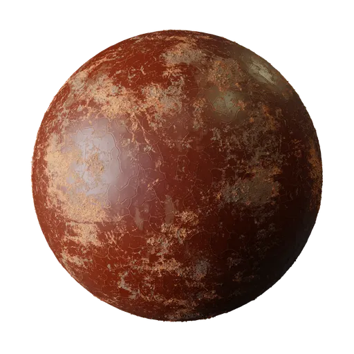 Weathered Red Paint