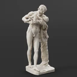 Silenus and baby dionysus