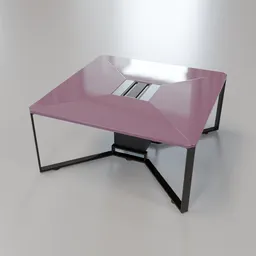 Conference table 8 seats purple