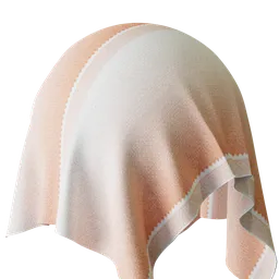 Orange raster fabric