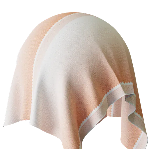 Orange raster fabric