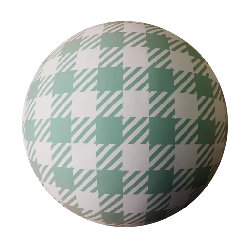 Procedural Teal Picnic Fabric