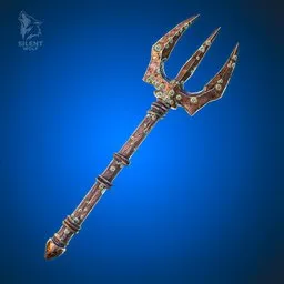 Trident of the Abyss - Game Ready