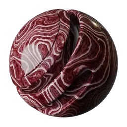 Red marble