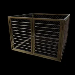 Grid / Wire Mesh Box With Doors