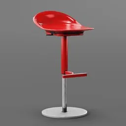 Metal bar stool