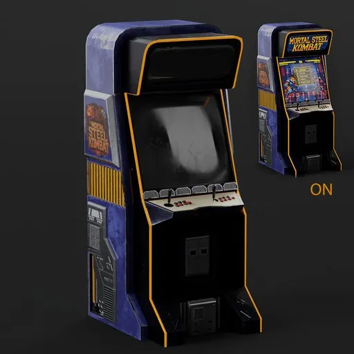 Cyberpunk Arcade Steel Kombat