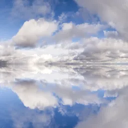 Infinite Real Sky - Puffy Clouds