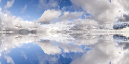 Infinite Real Sky - Puffy Clouds