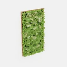"Eye-catching 3D model of a green plant growing on an indoor wall, ideal for Blender 3D scenes. This nature-inspired 'Green Wall' by Erwin Bowien is trending on artforum and garis edelweiss. Perfect for adding a touch of freshness and artistic flair to your designs."