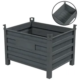 Metal Storage Bin