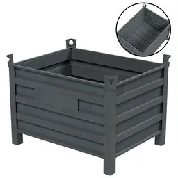 Metal Storage Bin