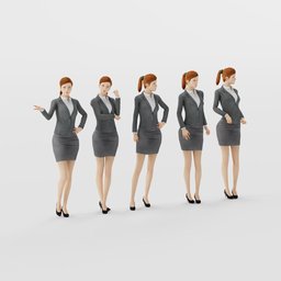 Woman Formal Stand Pose 1