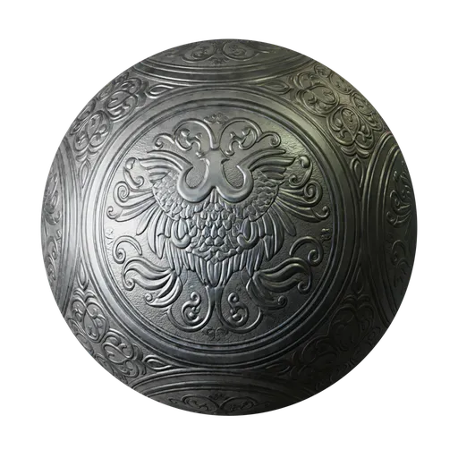 Phoenix Embossed Silver