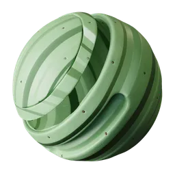 Green Corrugated Metal Sheet