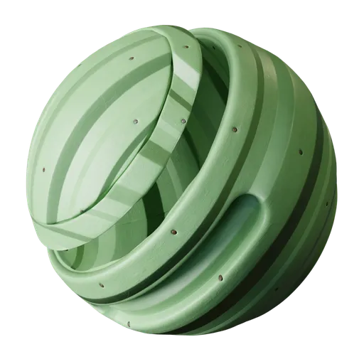 Green Corrugated Metal Sheet