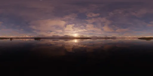 Glacier Lake Pink Sunrise