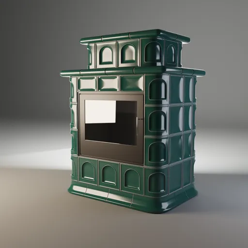 Tiled Fireplace