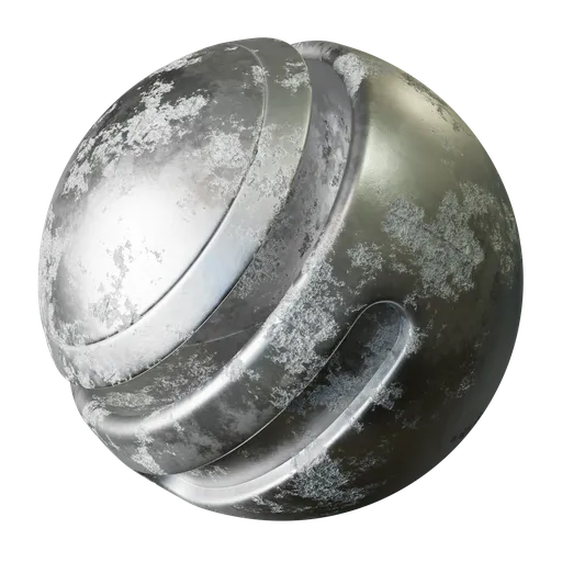 Realistic procedural damaged metal