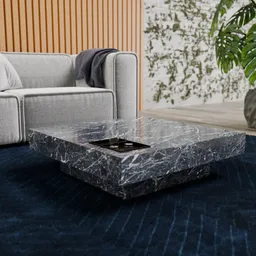 Modern sintered coffe table