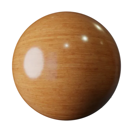 Varnished bamboo