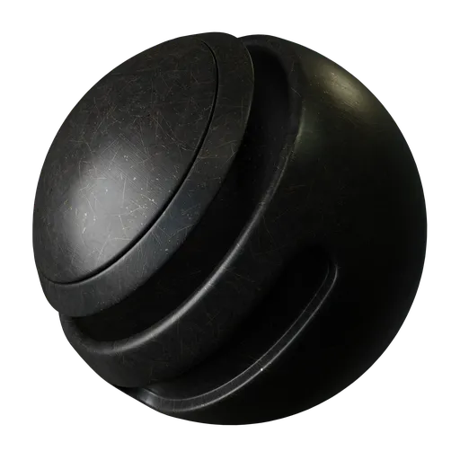 Black scratched brushed metal