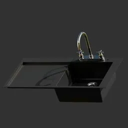 Sink S71 S717-F450 CR  BK