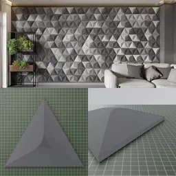 Acoustic Triangle Extended Panel