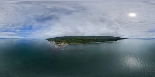 Ocean Coast Cloudy Day