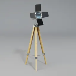 Tripod floor lamp