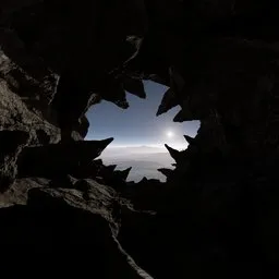 Rugged Sci-fi Cave Rock