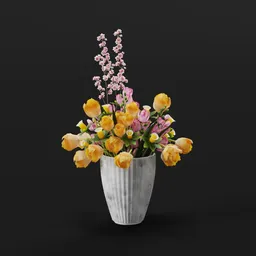 Tulip Blossom Vase
