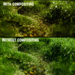 Wind in Wild Procedural Animated grass