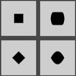 Procedural Square Inflatable FX material for Blender 3D PBR textures, versatile for shaders.