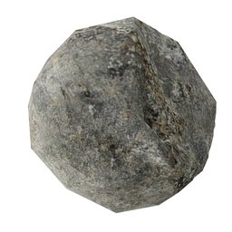 High-quality 3D rock model for Blender rendering, realistic texture, perfect for digital landscapes.