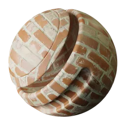 Weathered Red Clay Bricks