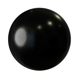 Polished Black Iron Metal