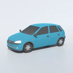 Low Poly Opel Corsa C