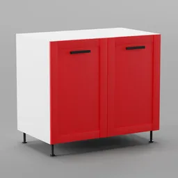 Kitchen lower cabinet 95cm (2 doors)