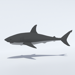 Low Poly Animated Shark