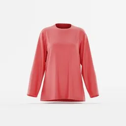 Solid Simple oversized Tee long T Shirt