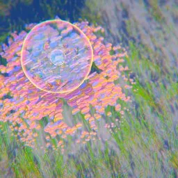 TopDown Anime Meadow Bubble Cel Shaded